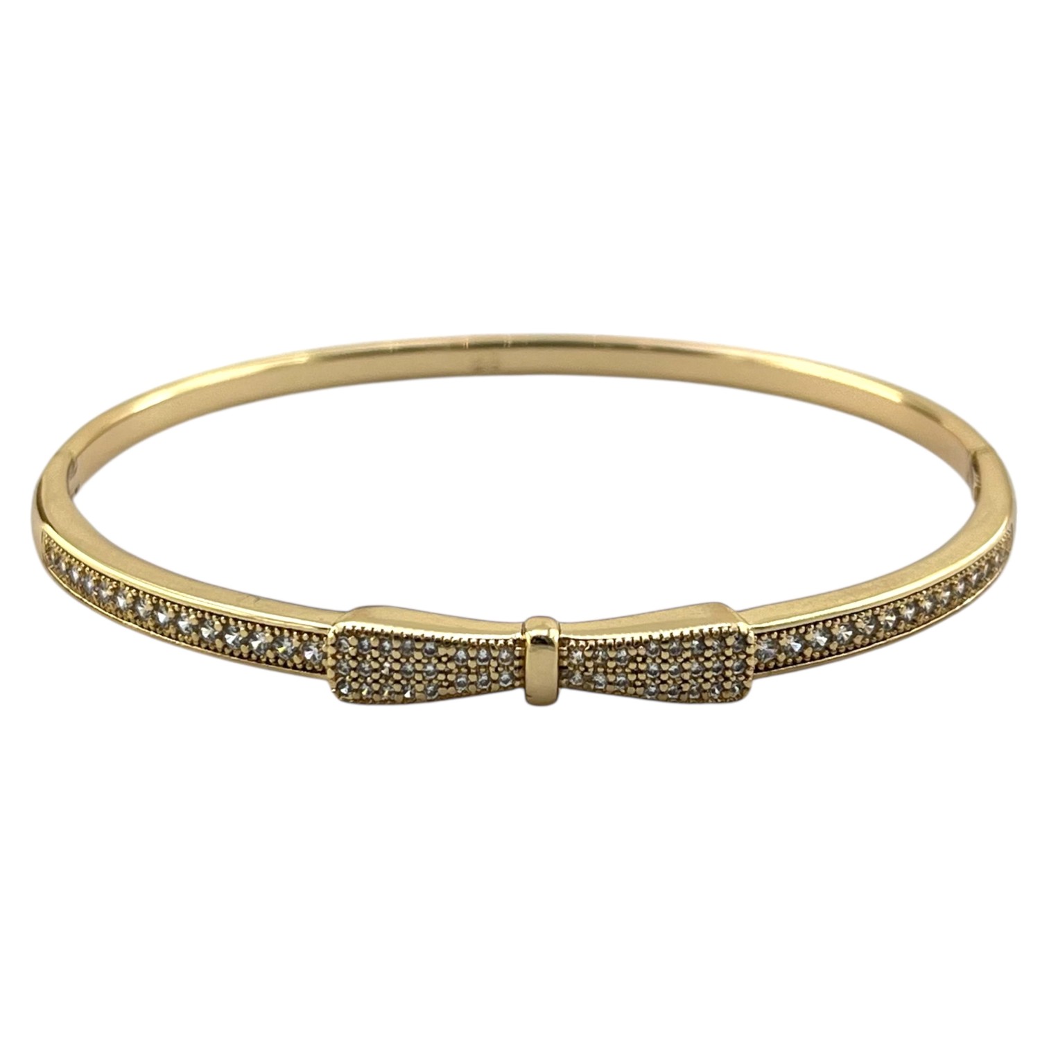 دستبند زنانه  ژوپینگ بنگل مدل پاپیون کد B5428