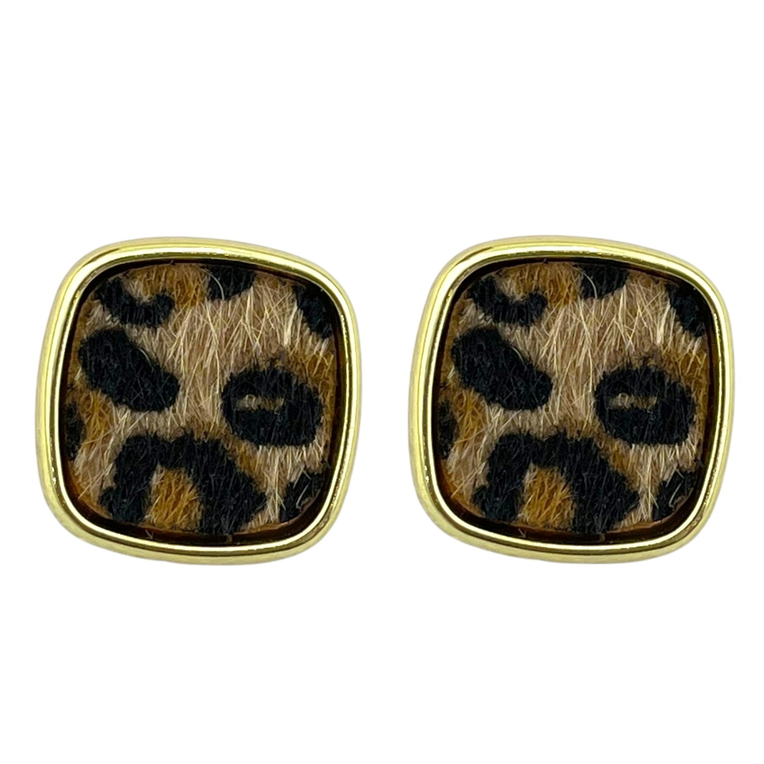 گوشواره زنانه مدل گل پلنگی کد E6188