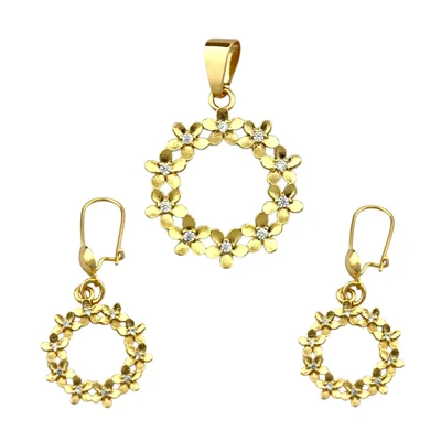 نیم ست زنانه ژوپینگ مدل گل دایره کد M4332