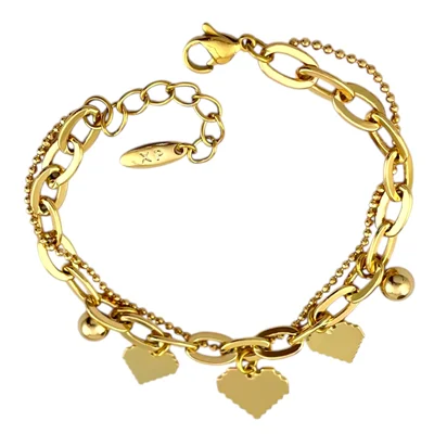 دستبند زنانه ژوپینگ مدل تیفانی قلب B5308