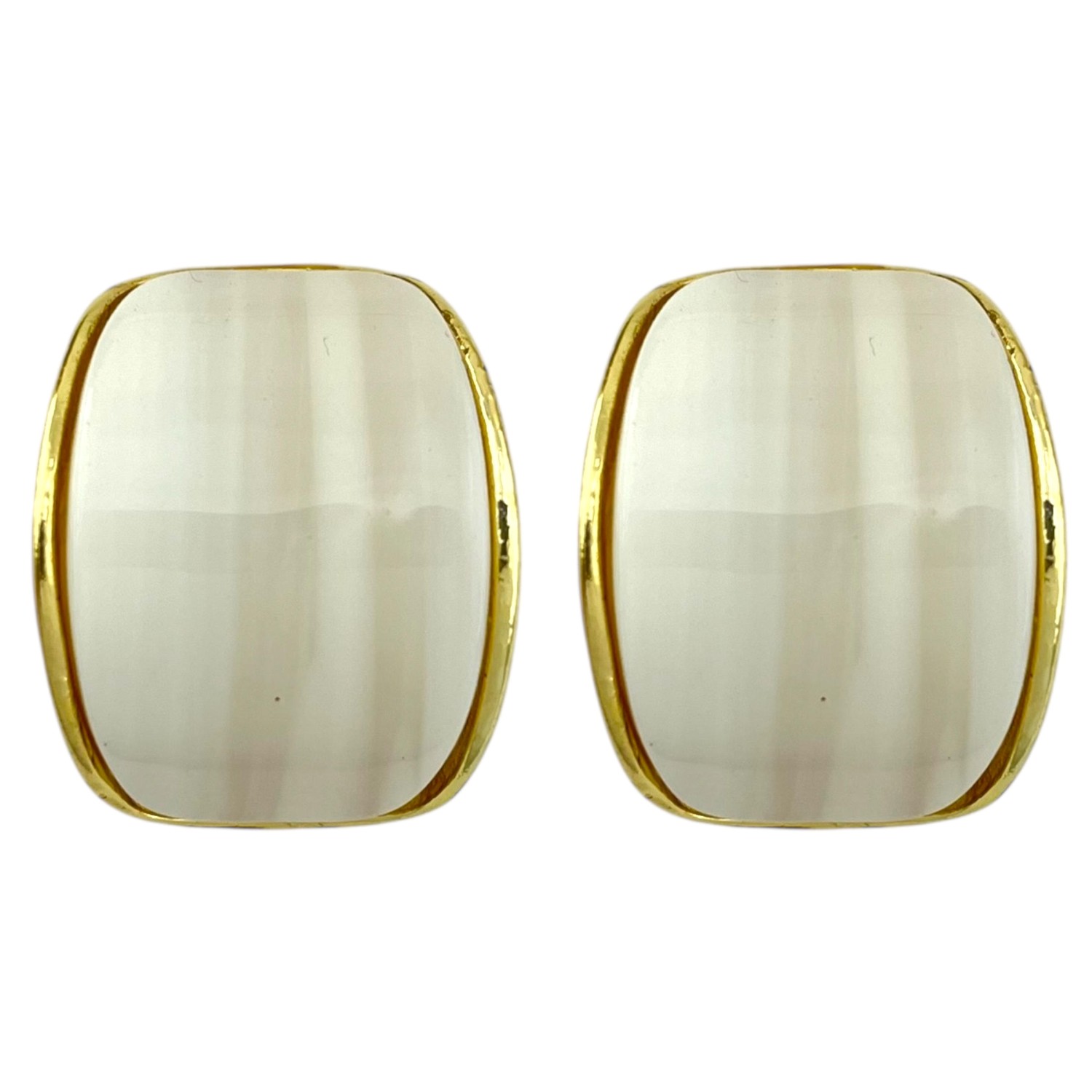 گوشواره زنانه مینیمال مدل میناکاری کد E6166