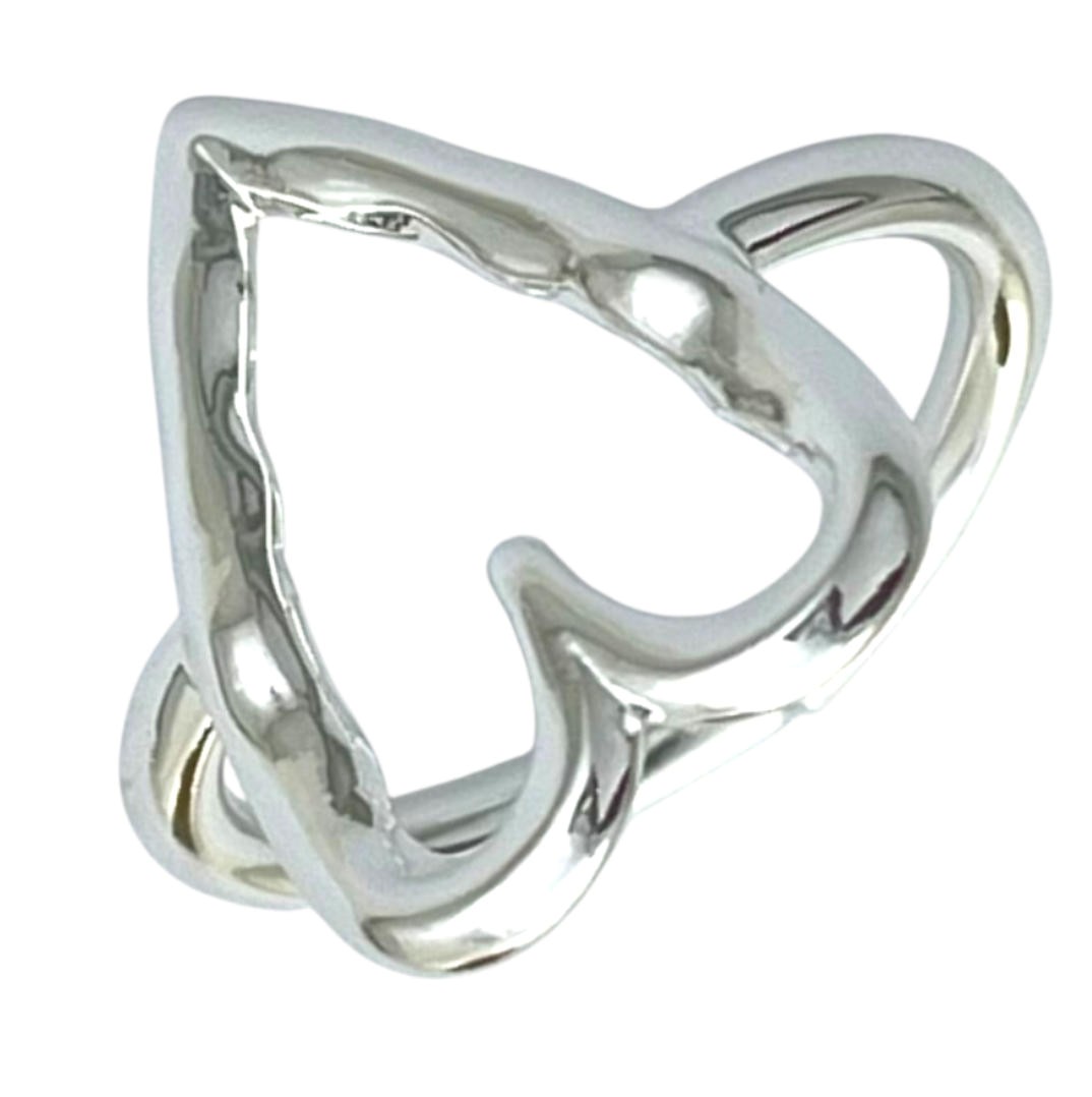 انگشتر زنانه مینیمال مدل قلب کد R5158