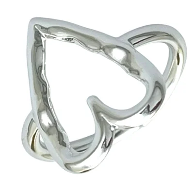 انگشتر زنانه مینیمال مدل قلب کد R5158