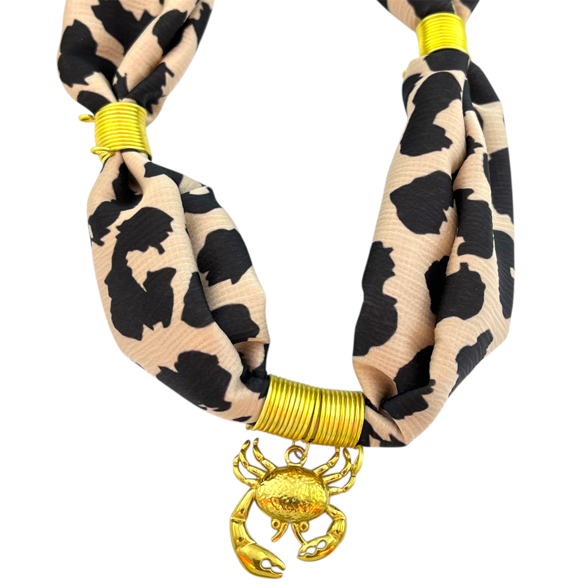 گردنبند زنانه پارچه ای مدل عنکبوت کد N5153