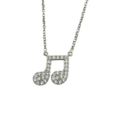 گردنبند زنانه ژوپینگ مدل نوت موسیقی کد N5041