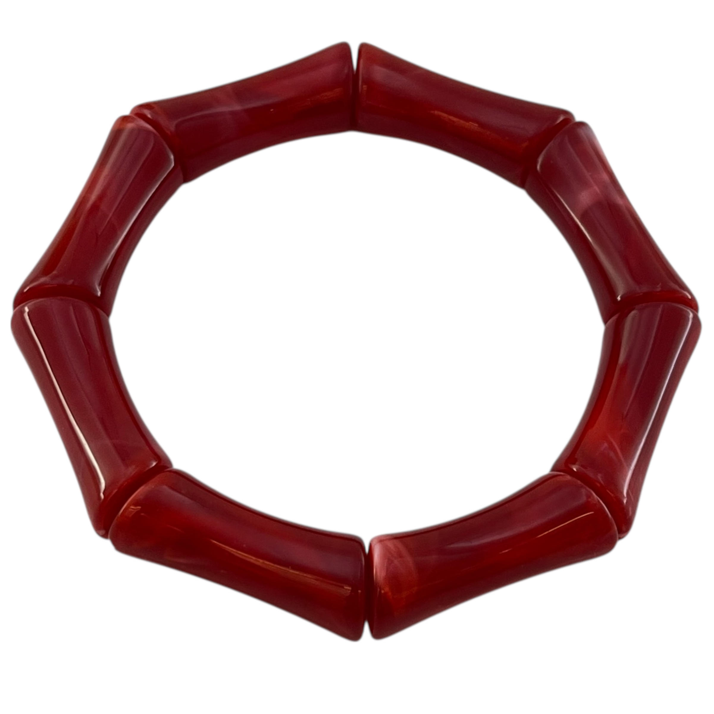 دستبند زنانه بنگل مدل رزین کد B5400