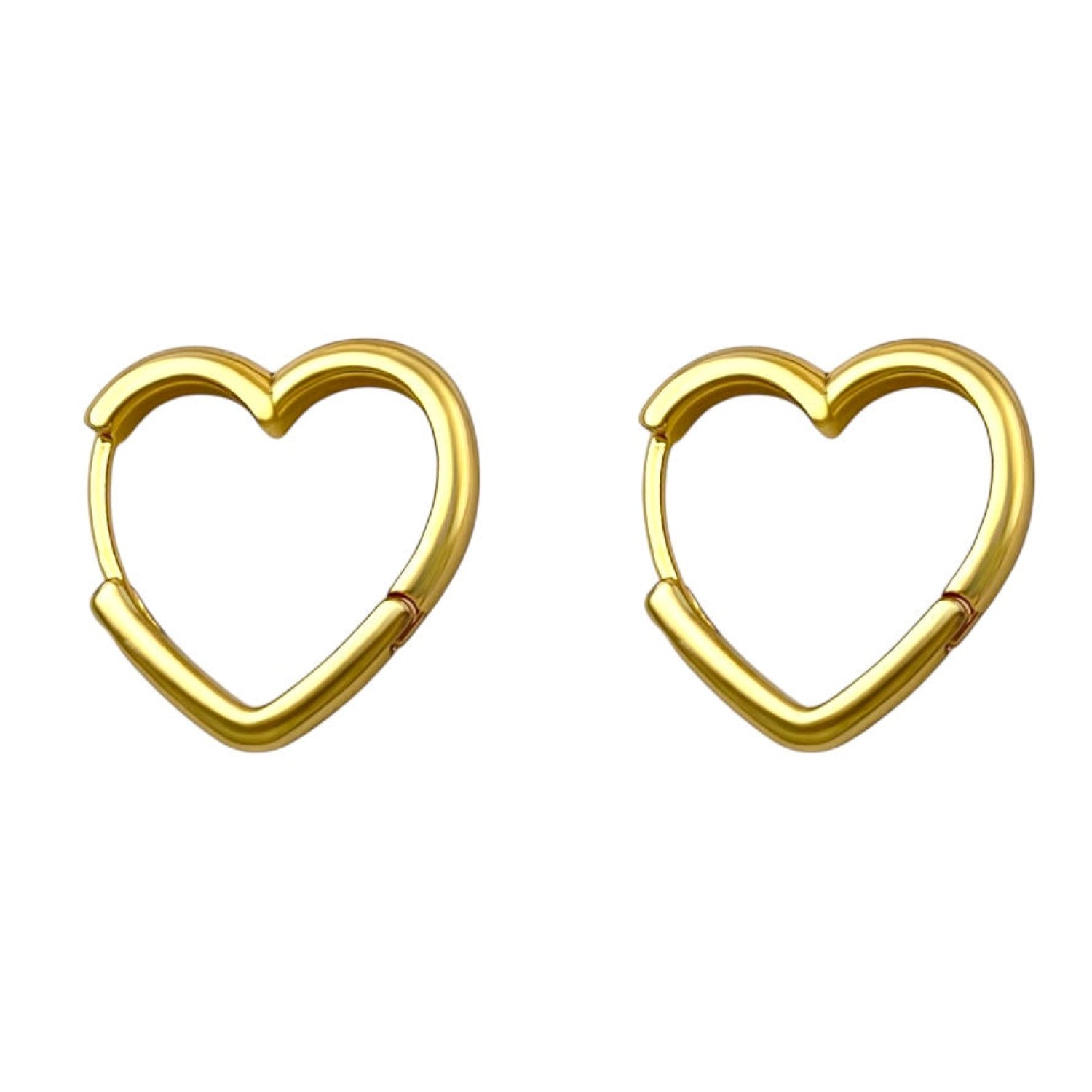 گوشواره زنانه ژوپینگ مدل قلب کد E5584