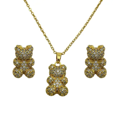 نیم ست زنانه مدل خرس تدی کد M4338