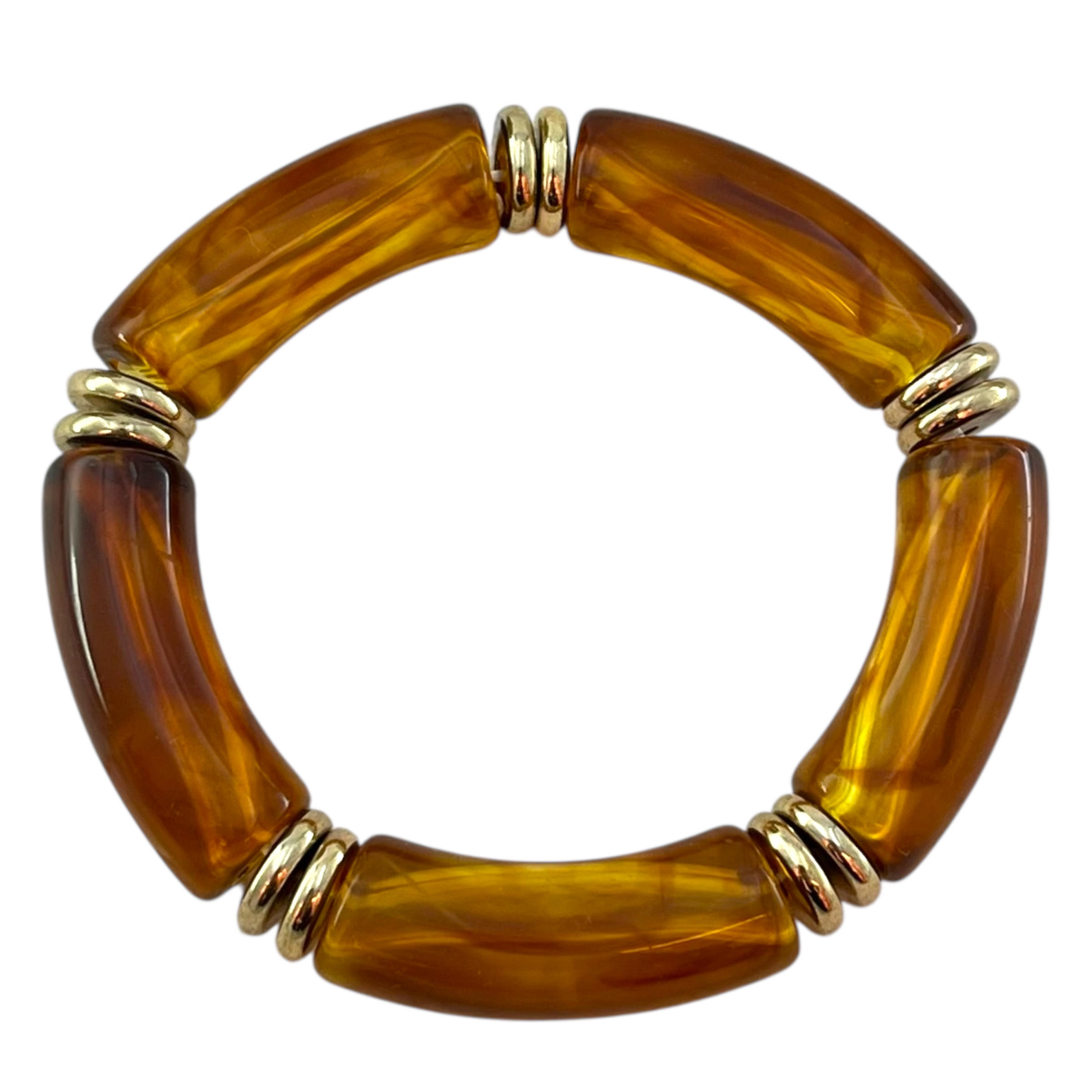 دستبند زنانه بنگل مدل رزین کد B5378