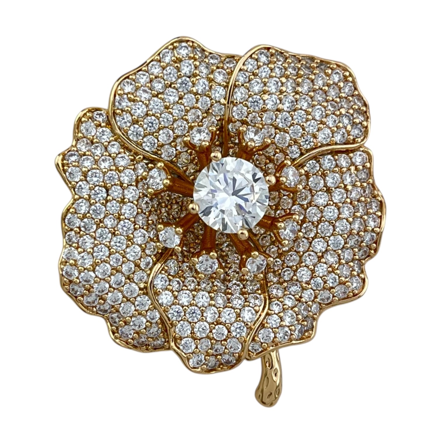 گل سینه زنانه ژوپینگ مدل گل کد G4179