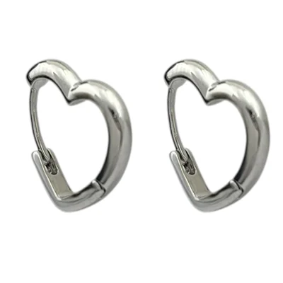 گوشواره زنانه ژوپینگ مدل قلب کد E6091