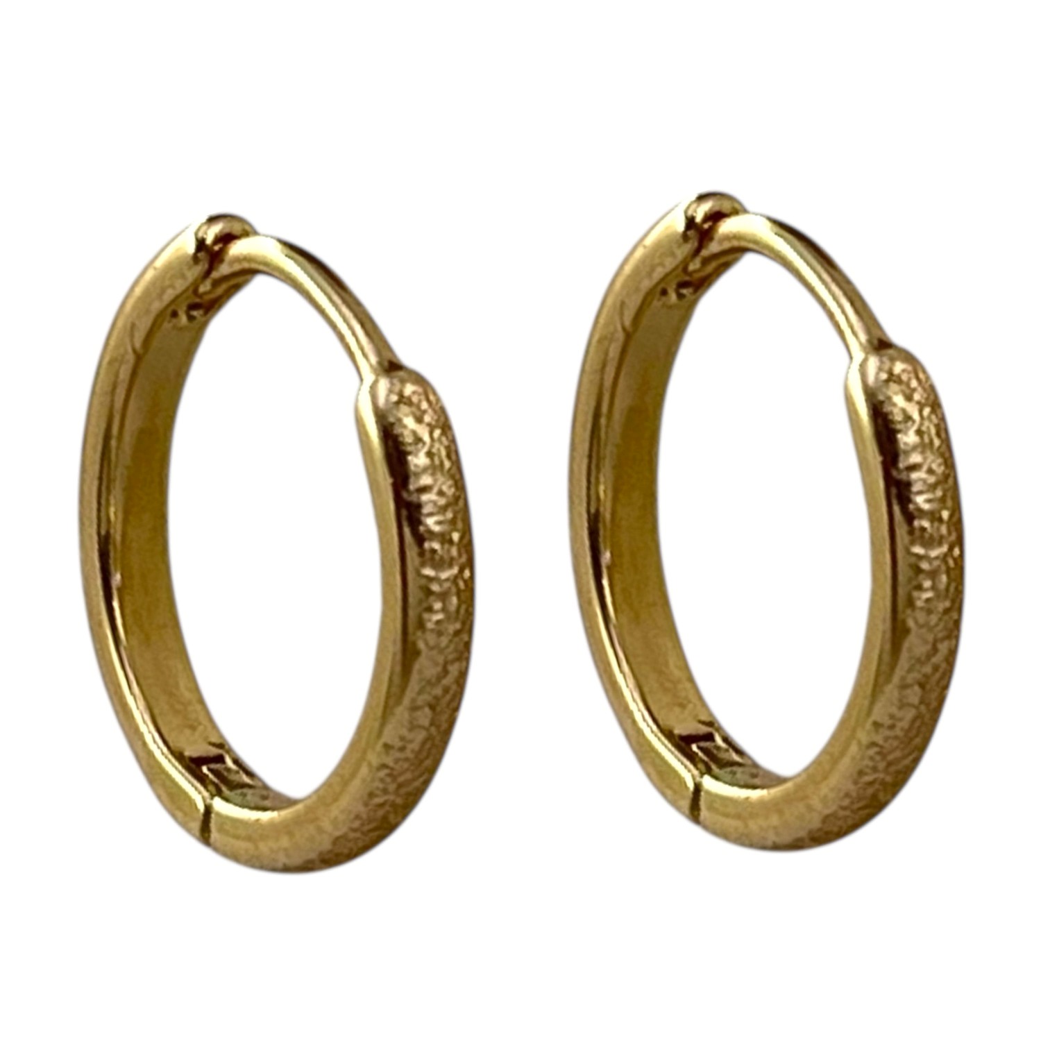 گوشواره زنانه ژوپینگ مدل حلقهای تراش دار کد E6265