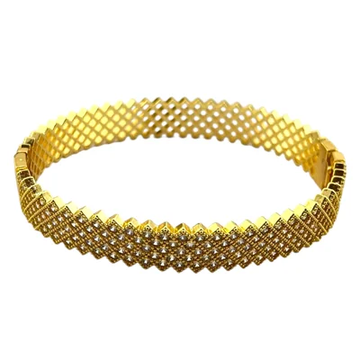 دستبند زنانه بنگل مدل جواهری کد B5407