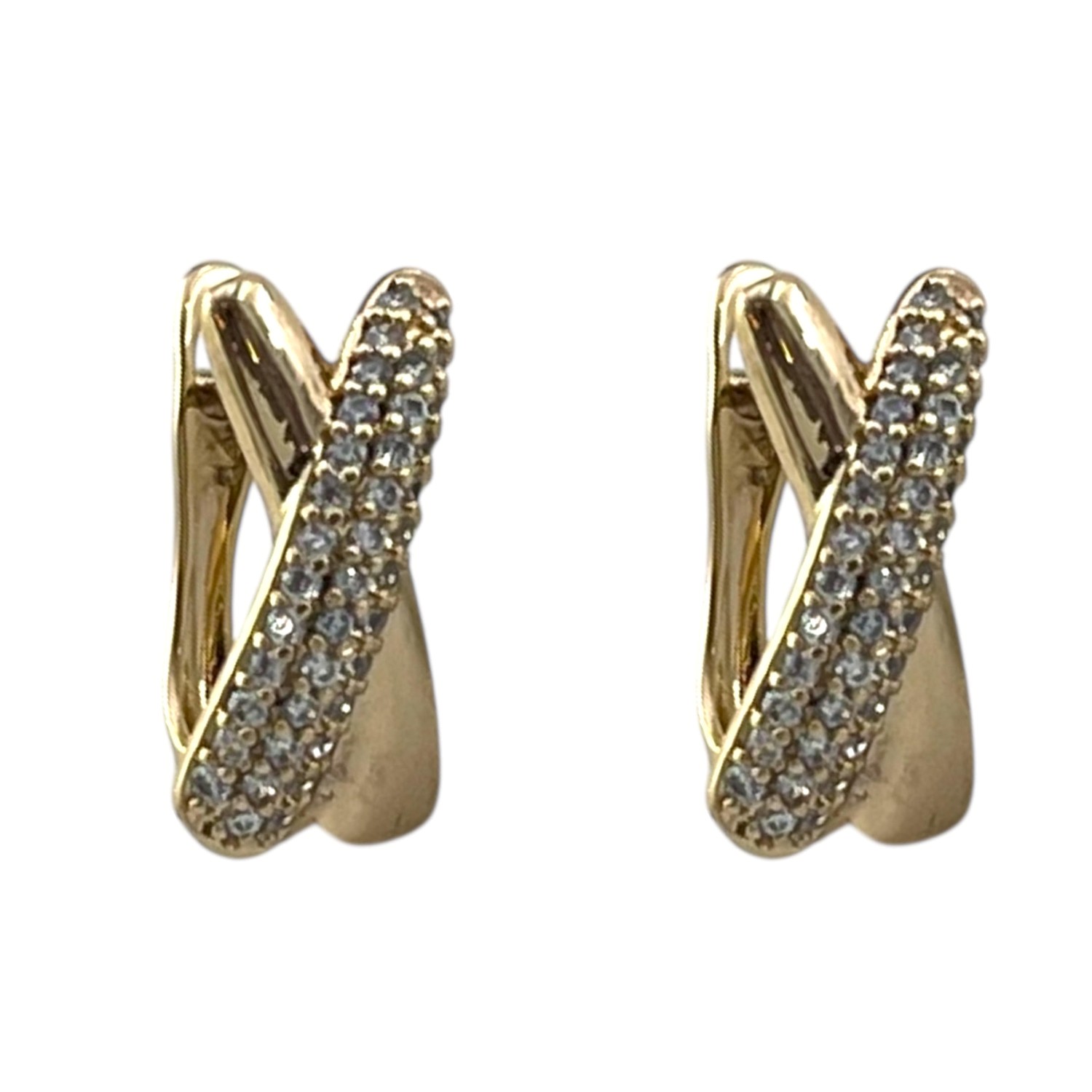 گوشواره زنانه ژوپینگ مدل نگین جواهری کد E6232