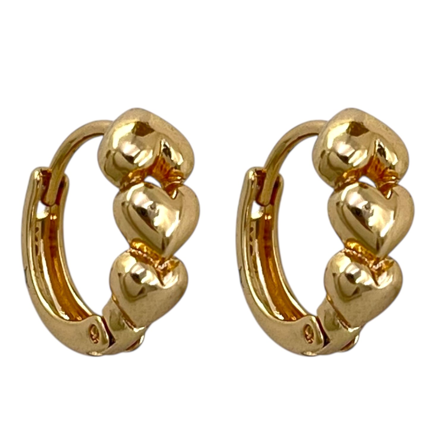 گوشواره زنانه ژوپینگ مدل قلب کد E6266