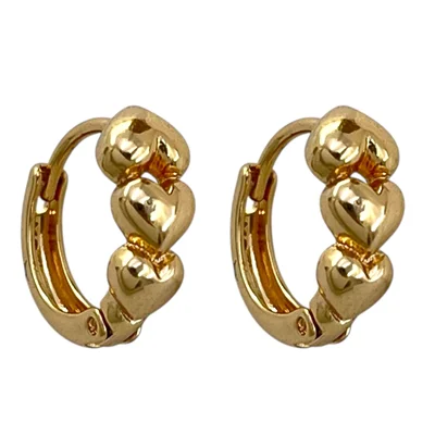گوشواره زنانه ژوپینگ مدل قلب کد E6266