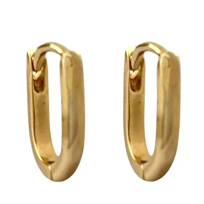 گوشواره زنانه ژوپینگ مدل حلقه کلیپسی کد E6095