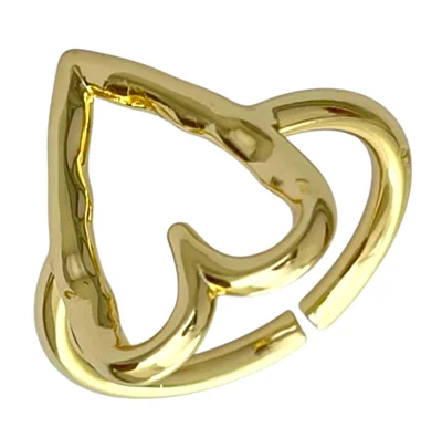 انگشتر زنانه مینیمال مدل قلب کد R5159