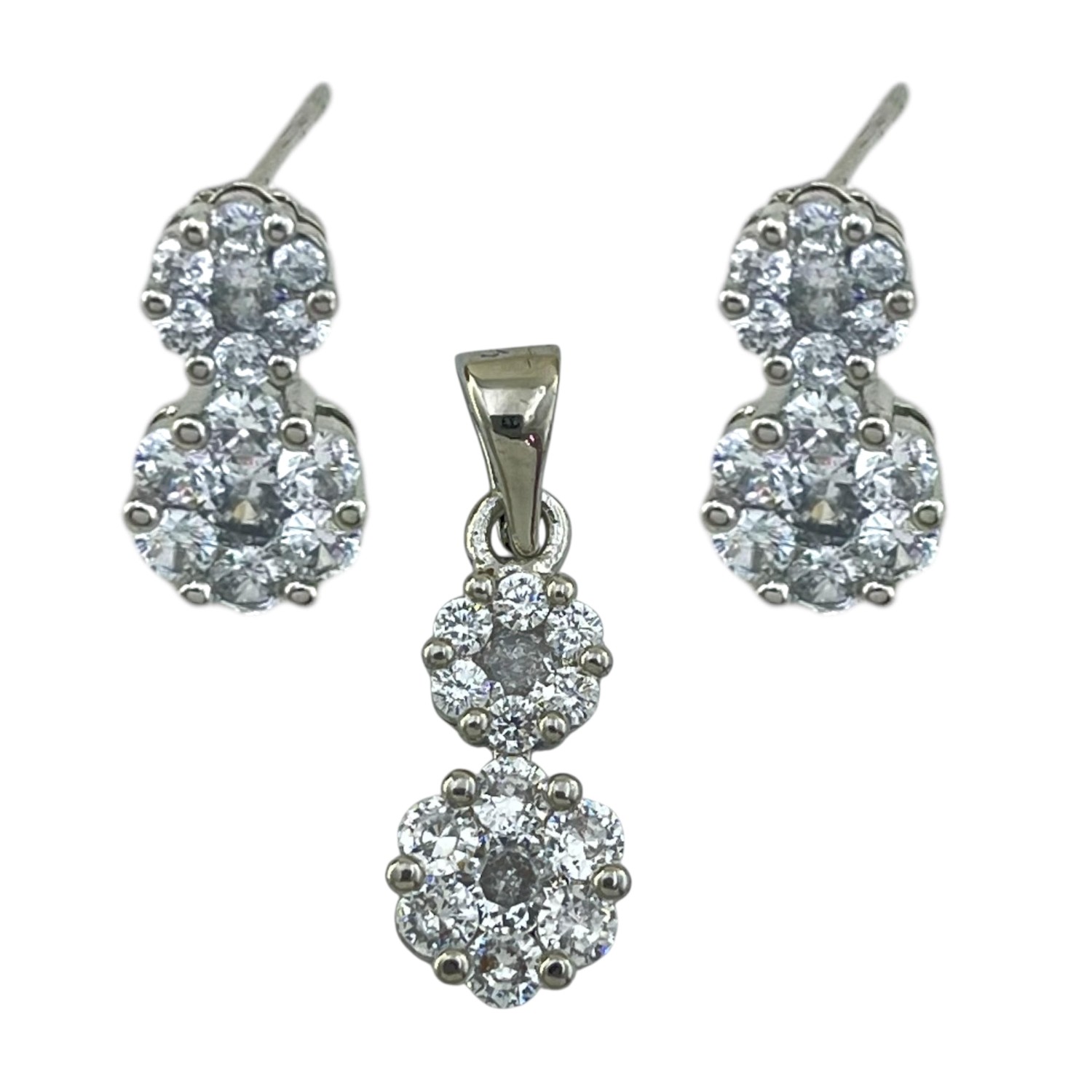 نیم ست زنانه مدل جواهری کد M4358