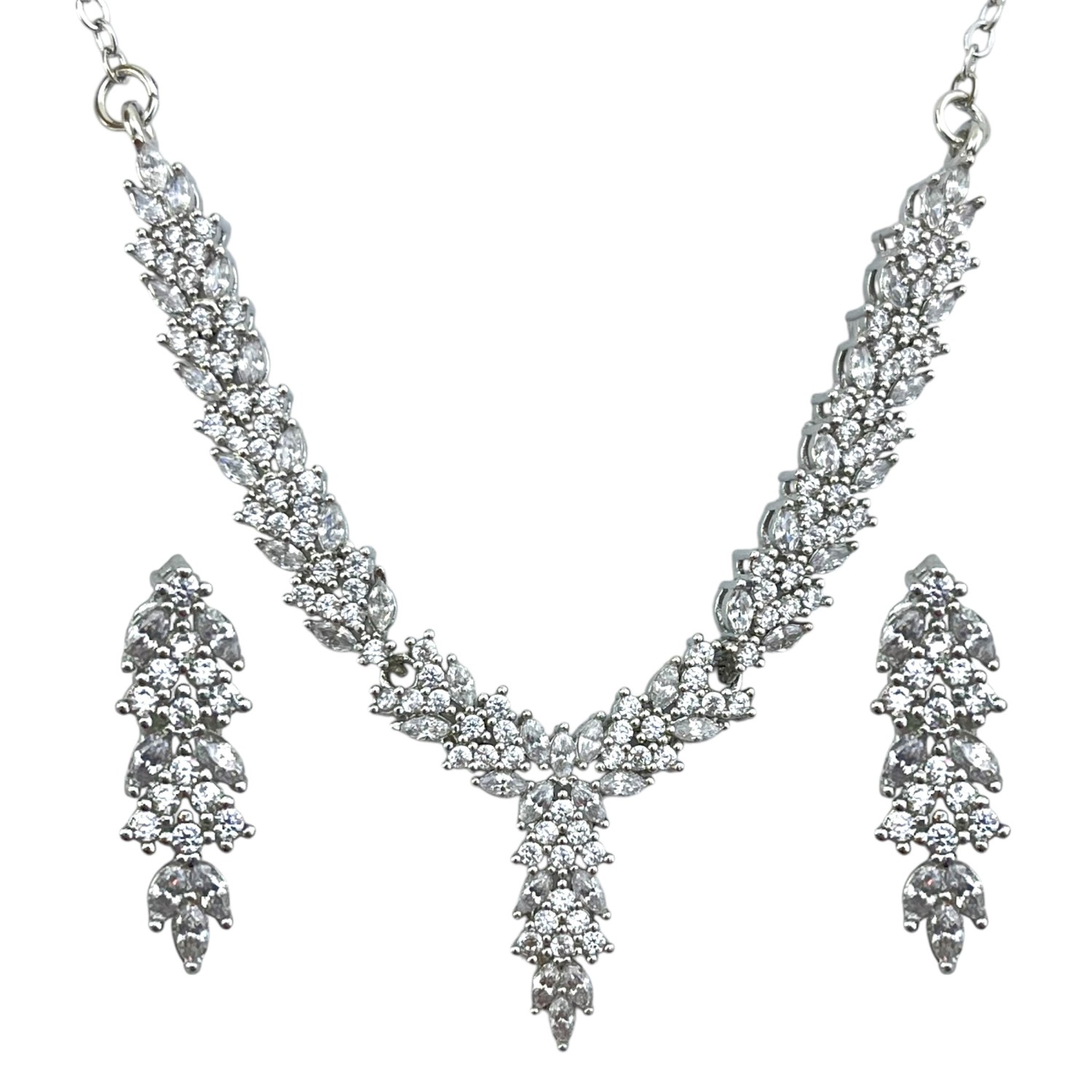 نیم ست زنانه مدل جواهری کد M4361