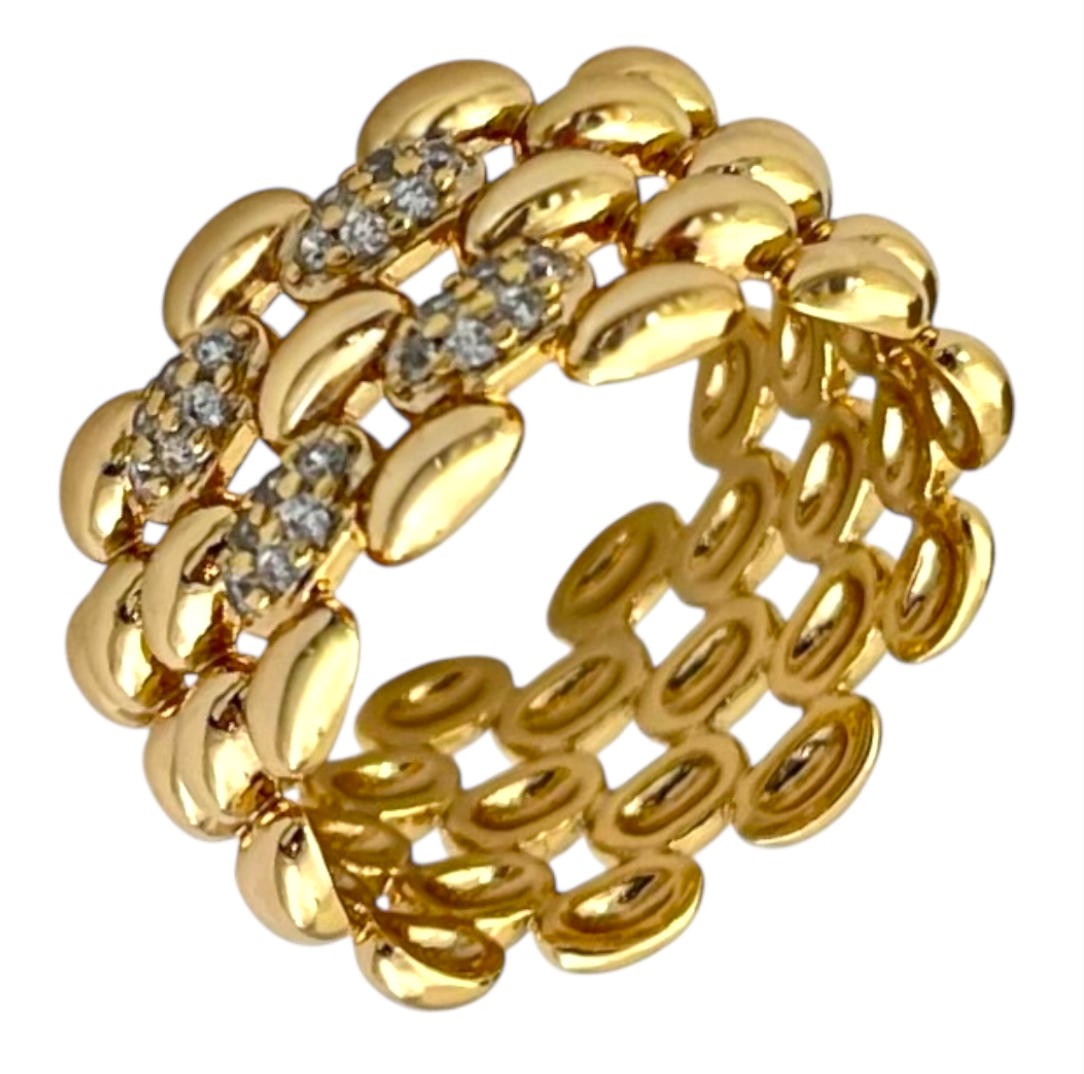 انگشتر زنانه ژوپینگ مدل جواهری کد R51713