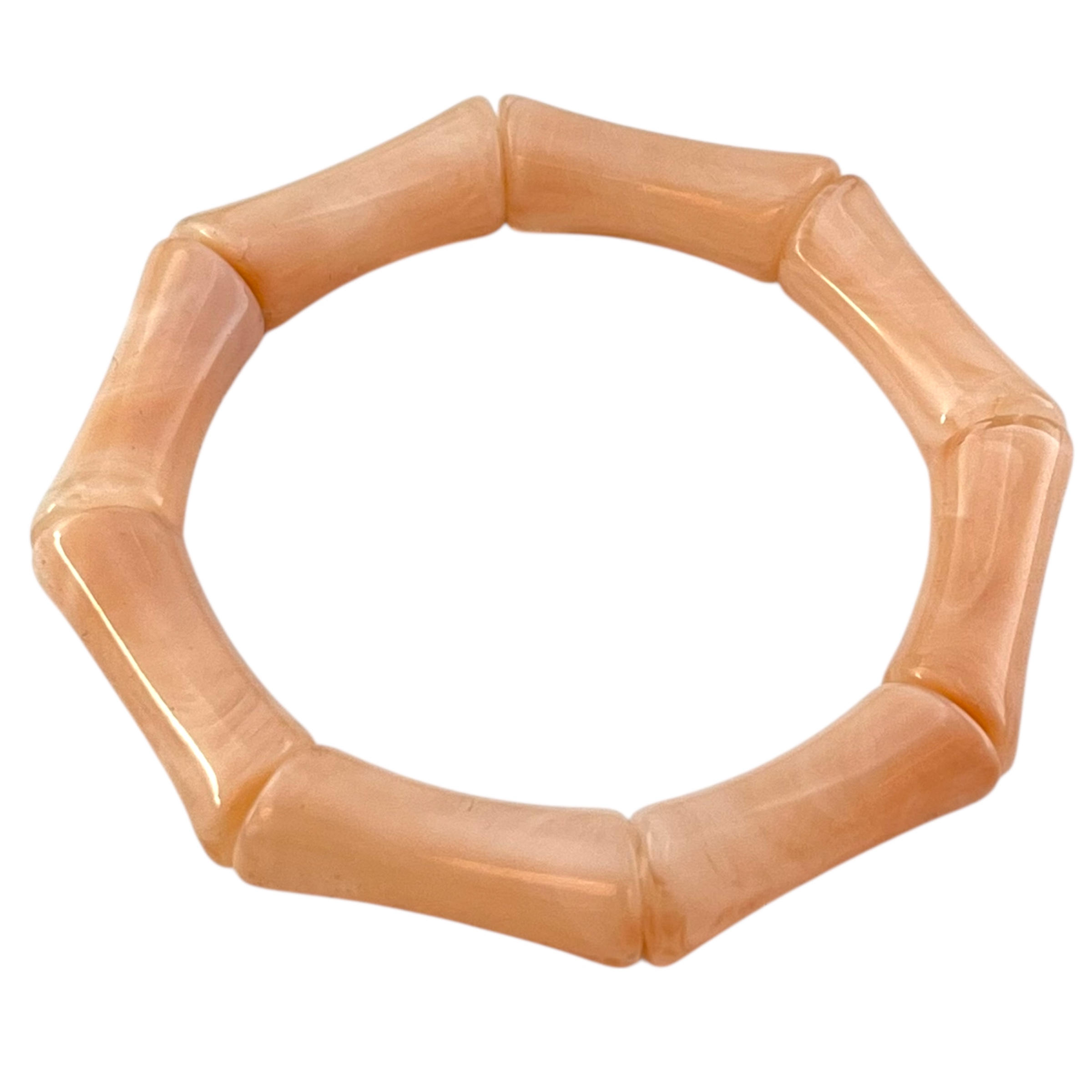 دستبند زنانه بنگل مدل رزین کد B5399