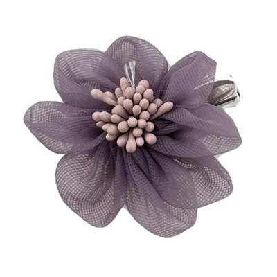 گل سینه زنانه مدل گل پارچه ای کد G4133