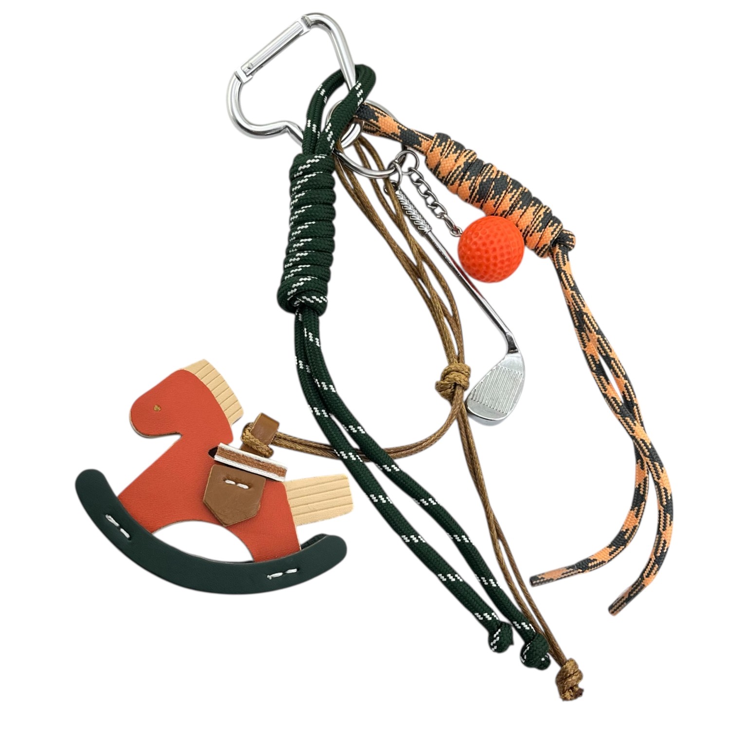 آویز کیف چارم بگ سگ چوبی کد J4120