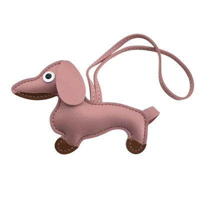 آویز کیف چارم بگ سگ چرمی کد J4093