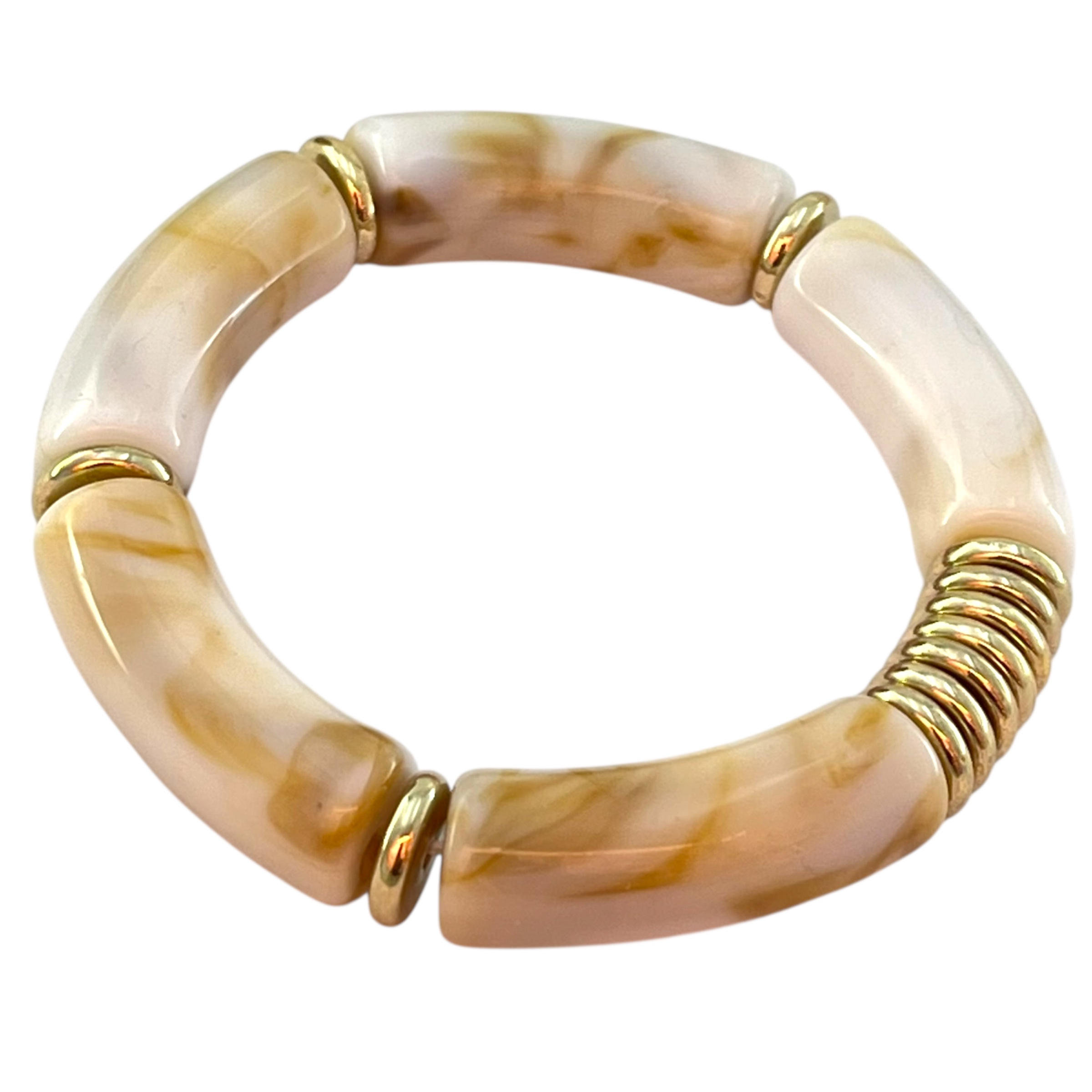 دستبند زنانه بنگل مدل رزین کد B5377