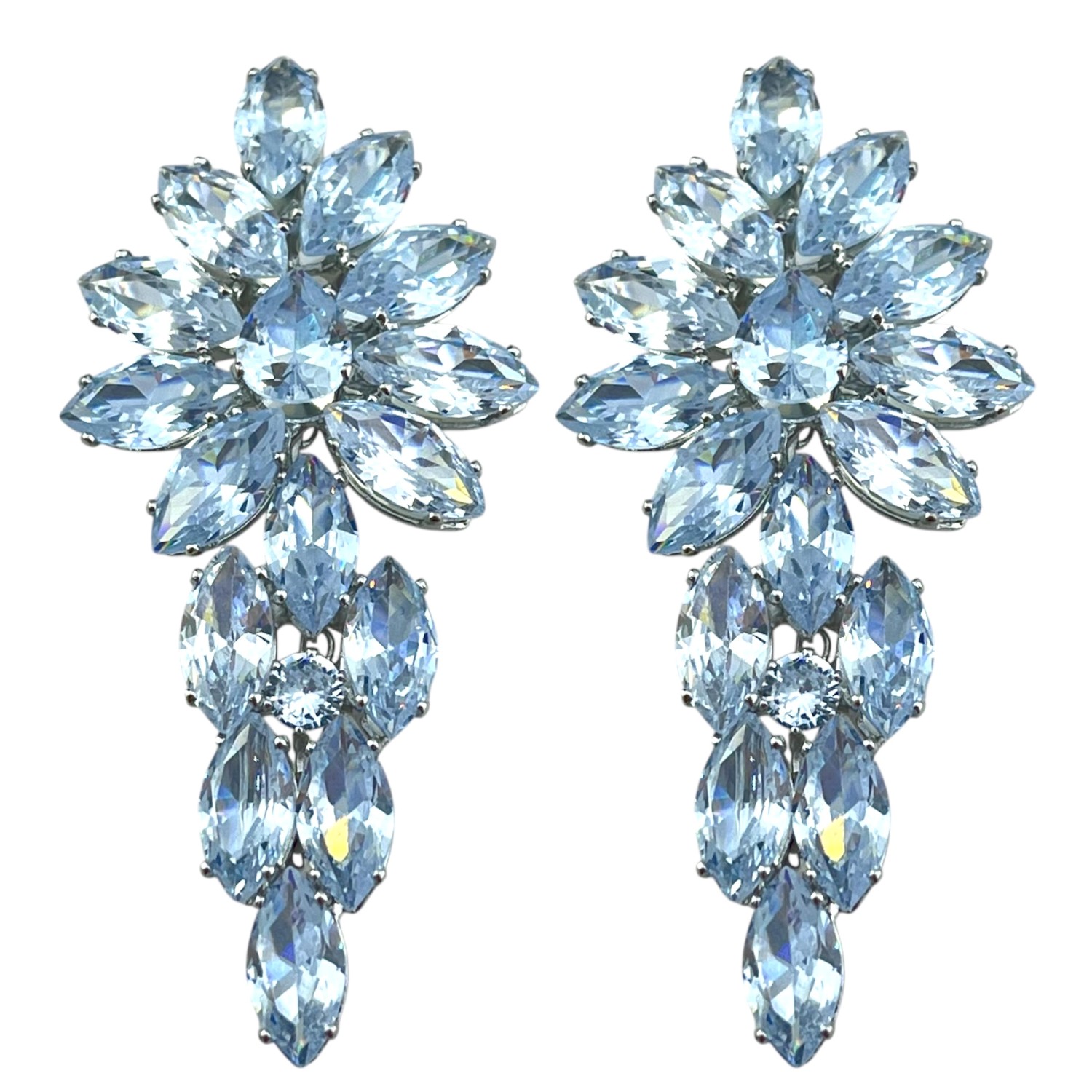 گوشواره زنانه مدل جواهری کد E6169