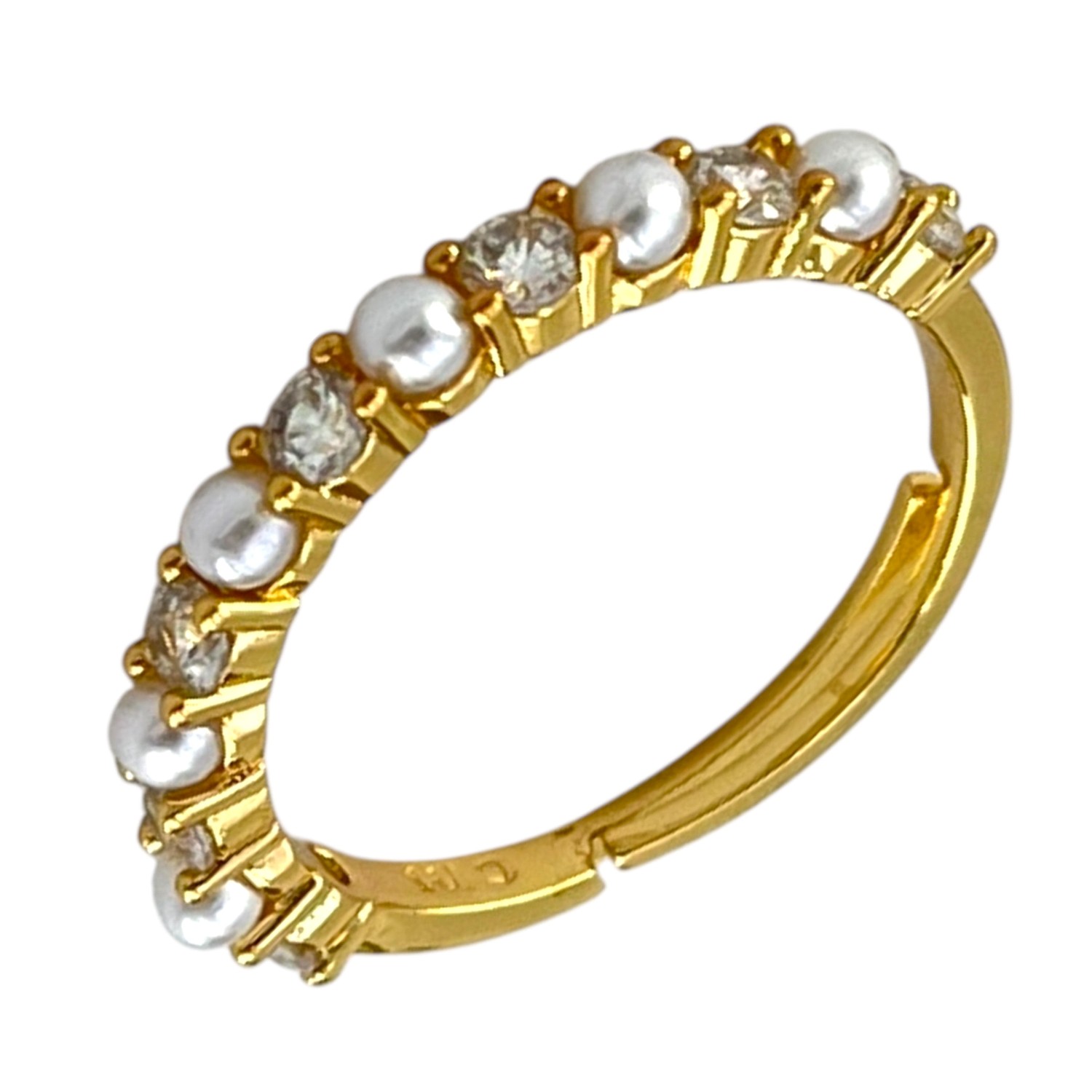 انگشتر زنانه مدل مروارید کد R51732