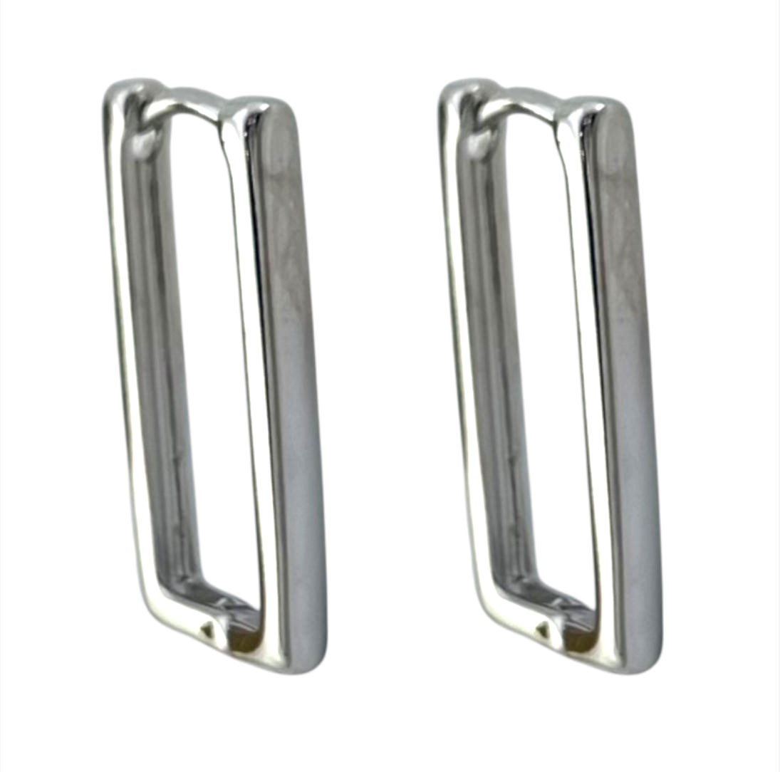 گوشواره زنانه ژوپینگ مدل مستطیل کد E6130