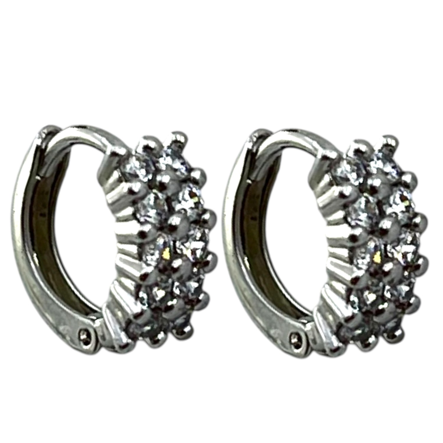 گوشواره زنانه ژوپینگ مدل گل جواهری کد E6295