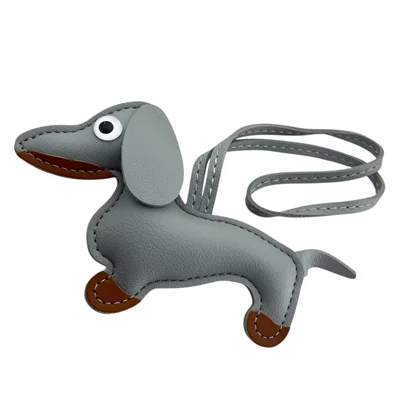 آویز کیف چارم بگ سگ چرمی کد J4092