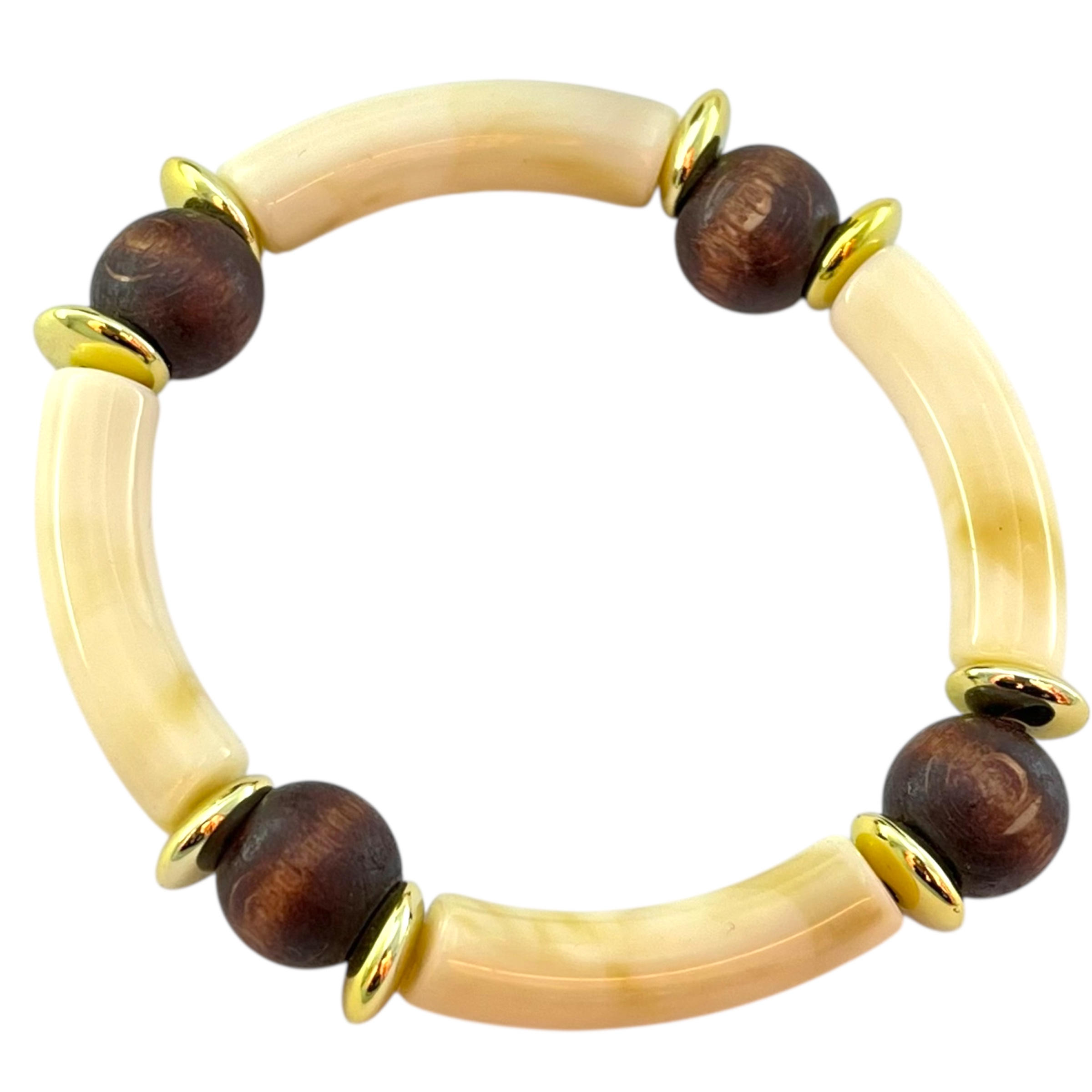 دستبند زنانه بنگل مدل رزین کد B5386