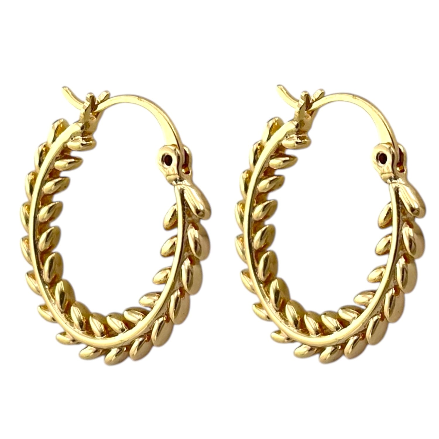 گوشواره زنانه ژوپینگ مدل برگ کد E6270