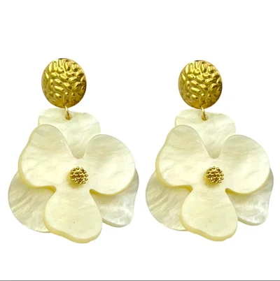 گوشواره زنانه مدل گل کد E6115