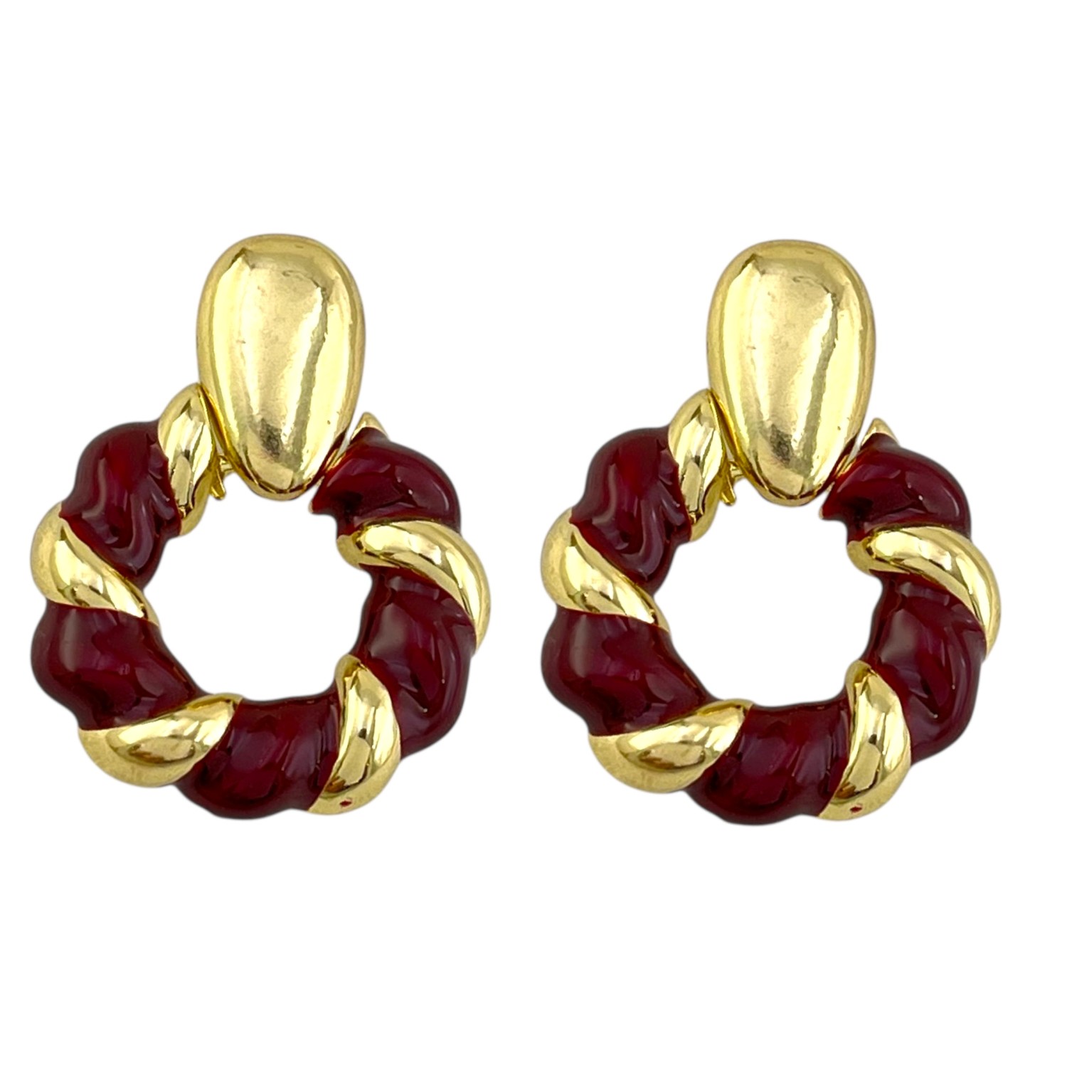 گوشواره زنانه مدل میناکاری کد E6214