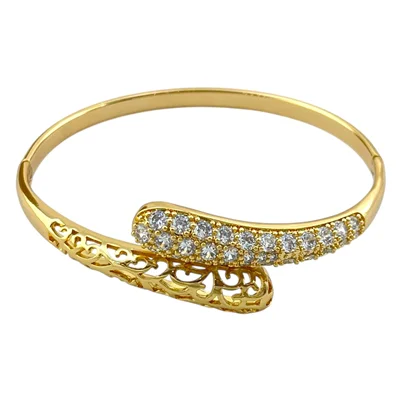 دستبند زنانه ژوپینگ بنگل مدل جواهری کد B5413