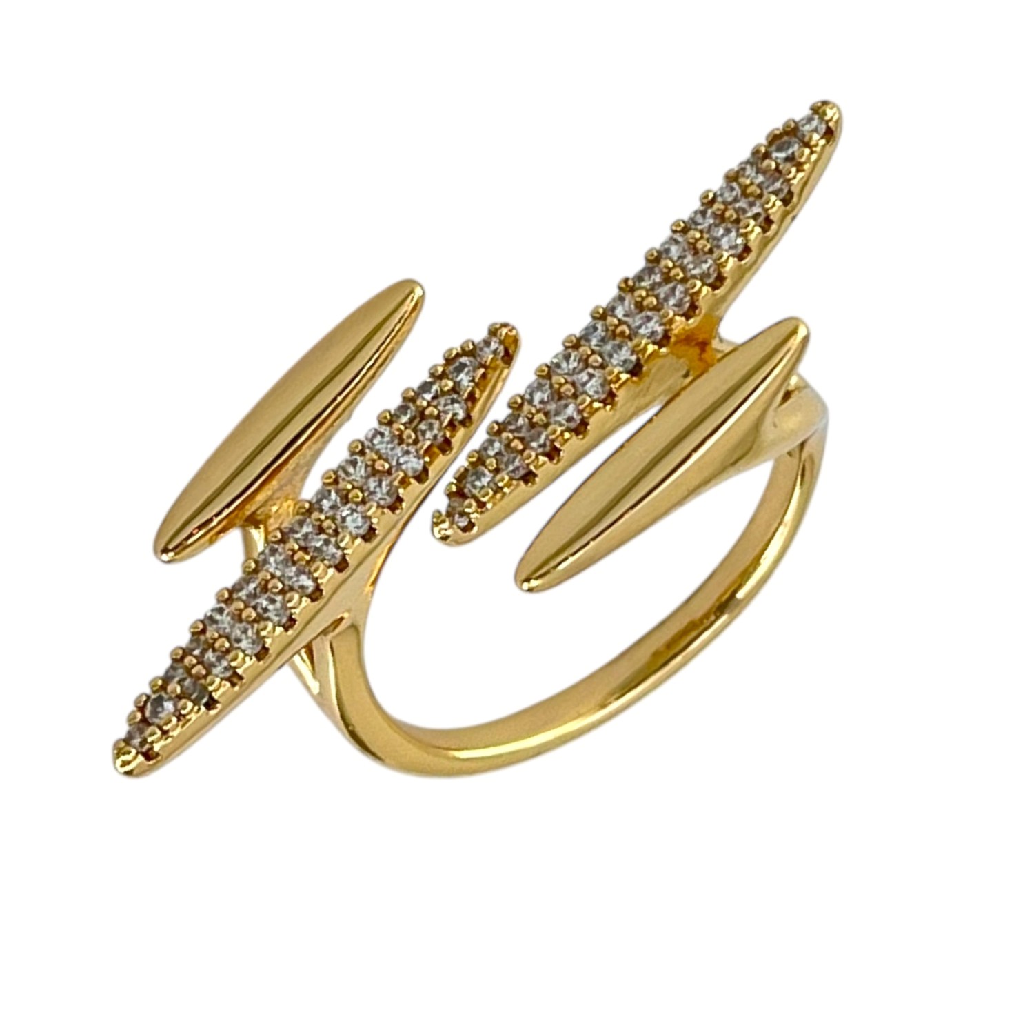 انگشتر زنانه ژوپینگ مدل جواهری کد R51746