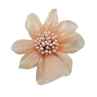 گل سینه زنانه مدل گل پارچه ای کد G4132