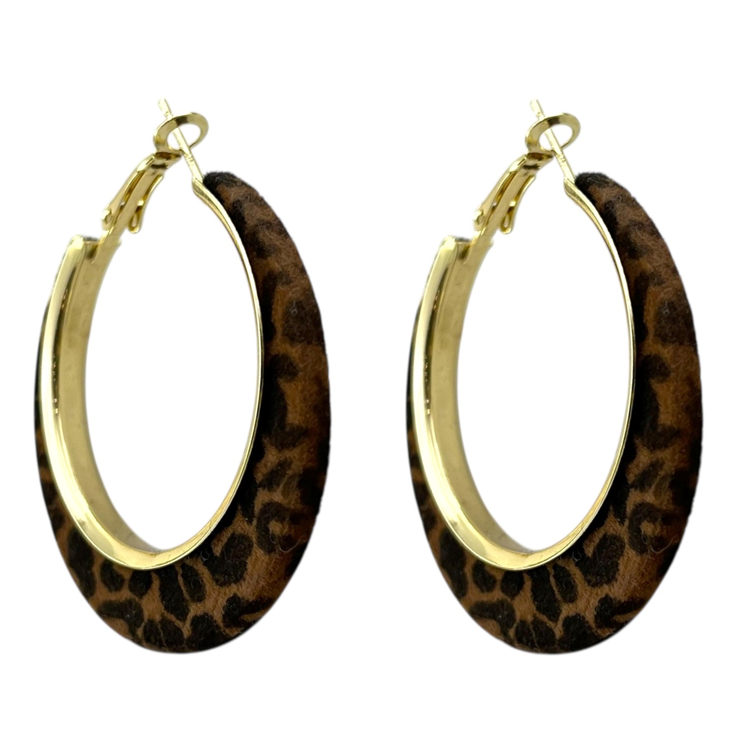 گوشواره زنانه مدل پلنگی E6207