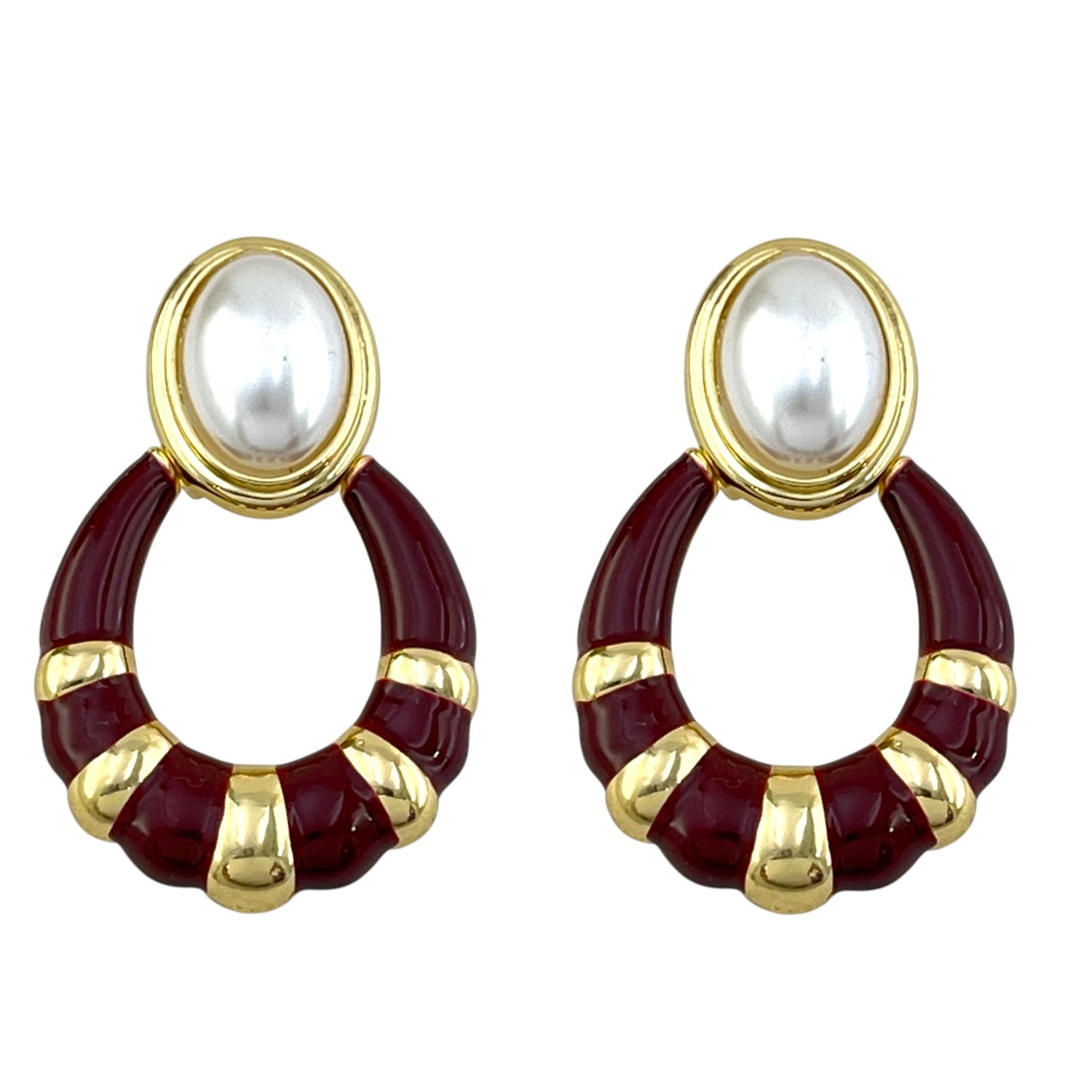 گوشواره زنانه مدل میناکاری کد E6216