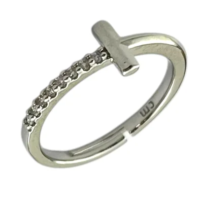 انگشتر زنانه فری سایز مدل تیفانی کد R5147