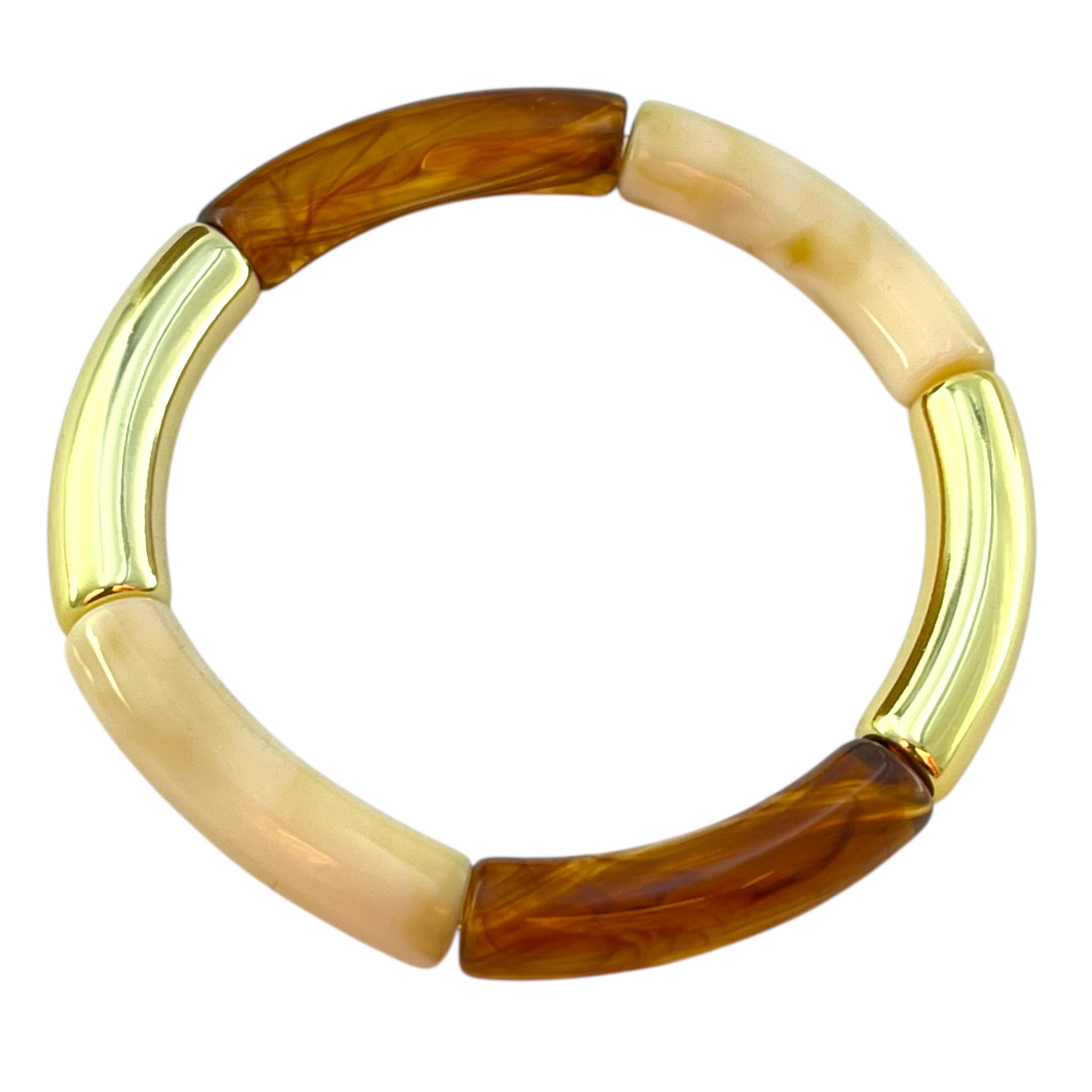 دستبند زنانه بنگل مدل رزین کد B5389