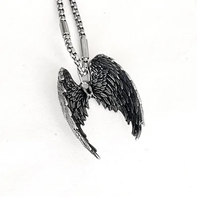 گردنبند مردانه بال لوسیفر کد Men0011