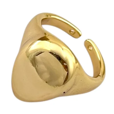 انگشتر زنانه مینیمال مدل قطره کد R5032