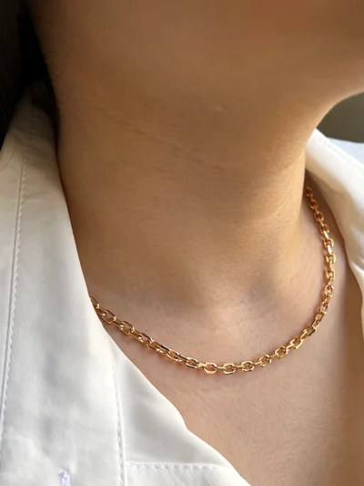 زنجیر گردنبند ژوپینگ طرح هرمس کد N1003