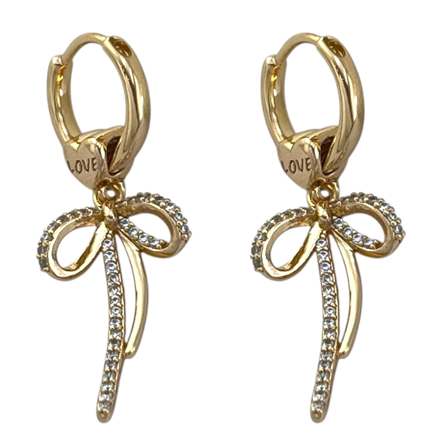 گوشواره زنانه ژوپینگ مدل پاپیون کد E6284